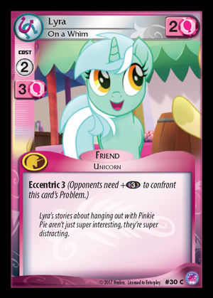 Lyra, On a Whim
